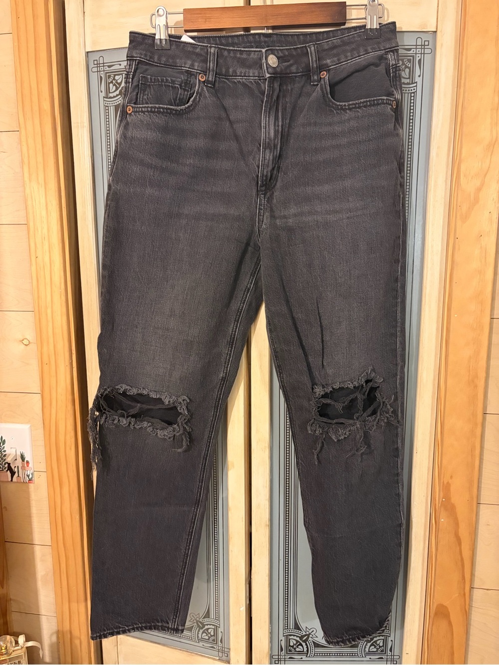 American Eagle Outfitters High Waisted Strigid Jeans